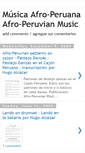 Mobile Screenshot of musicaafroperuana.blogspot.com