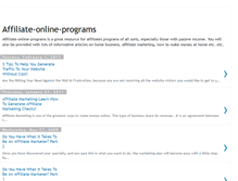 Tablet Screenshot of affiliate-online-programs.blogspot.com