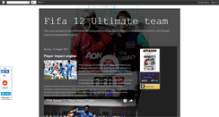 Desktop Screenshot of fifa12ut.blogspot.com