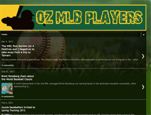 Tablet Screenshot of ozmlbplayers.blogspot.com