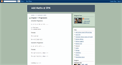 Desktop Screenshot of addmathsspm.blogspot.com