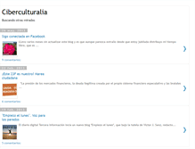 Tablet Screenshot of ciberculturalia.blogspot.com