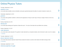 Tablet Screenshot of physicstutors.blogspot.com