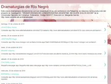 Tablet Screenshot of dramaturgiasderionegro.blogspot.com