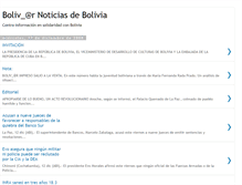 Tablet Screenshot of noticiasdeboliviabolivar.blogspot.com