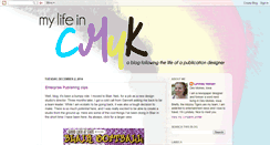 Desktop Screenshot of mylifeincmyk.blogspot.com