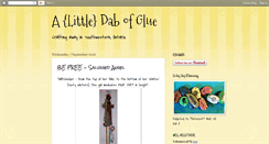 Desktop Screenshot of alittledabofglue.blogspot.com