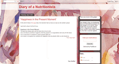 Desktop Screenshot of diaryofanutritionista.blogspot.com