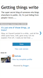 Mobile Screenshot of gettingthingswrite.blogspot.com