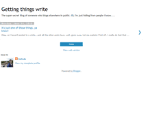 Tablet Screenshot of gettingthingswrite.blogspot.com