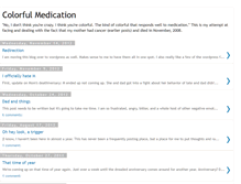 Tablet Screenshot of colorfulmedication.blogspot.com