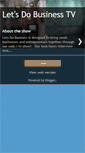 Mobile Screenshot of letsdobusinesstv.blogspot.com