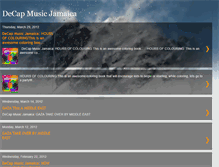 Tablet Screenshot of decapmusicjamaica.blogspot.com