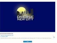 Tablet Screenshot of diversenewcity.blogspot.com