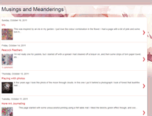 Tablet Screenshot of mymusingsandmeanderings.blogspot.com