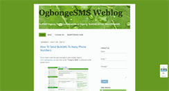 Desktop Screenshot of ogbongesms.blogspot.com