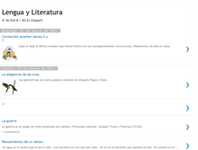 Tablet Screenshot of blogdelengua4eso.blogspot.com