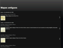 Tablet Screenshot of mapasantiguos2.blogspot.com