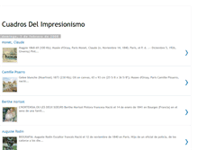 Tablet Screenshot of cuadrosimpresionistas.blogspot.com