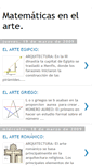 Mobile Screenshot of matematicasenelarte.blogspot.com