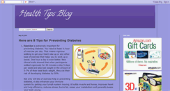 Desktop Screenshot of medicalbloghealthtips.blogspot.com