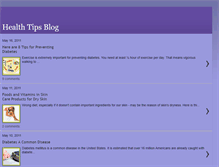 Tablet Screenshot of medicalbloghealthtips.blogspot.com