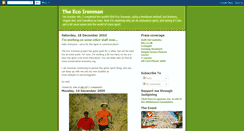 Desktop Screenshot of ecoironman.blogspot.com