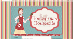 Desktop Screenshot of homegrownhousewife.blogspot.com