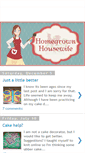 Mobile Screenshot of homegrownhousewife.blogspot.com