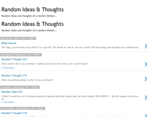 Tablet Screenshot of ideas-and-thoughts.blogspot.com