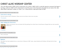 Tablet Screenshot of christ-alive.blogspot.com