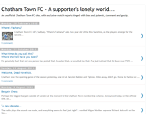 Tablet Screenshot of chathamtownfc.blogspot.com