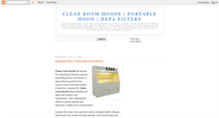 Desktop Screenshot of clean-room-hoods.blogspot.com