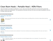 Tablet Screenshot of clean-room-hoods.blogspot.com