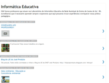 Tablet Screenshot of infoeducacaxias.blogspot.com