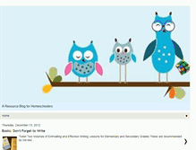 Tablet Screenshot of cleverhomeschooler.blogspot.com