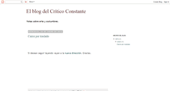 Desktop Screenshot of criticoconstante.blogspot.com