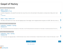 Tablet Screenshot of gospelofhockey.blogspot.com