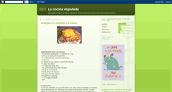 Desktop Screenshot of cocinaespanola1.blogspot.com