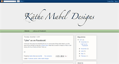 Desktop Screenshot of kathemabel.blogspot.com