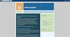 Desktop Screenshot of kehrsysteme.blogspot.com