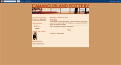 Desktop Screenshot of camanoislandpottery.blogspot.com