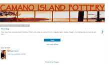 Tablet Screenshot of camanoislandpottery.blogspot.com