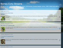 Tablet Screenshot of borneoechostreams.blogspot.com