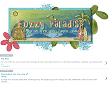 Tablet Screenshot of fuzzyparadise.blogspot.com