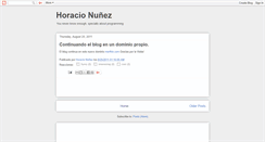 Desktop Screenshot of elblogdehoracio.blogspot.com