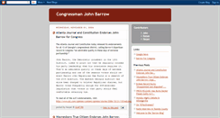 Desktop Screenshot of barrowforcongress.blogspot.com