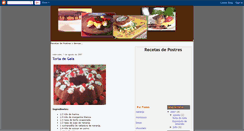 Desktop Screenshot of de-postres.blogspot.com