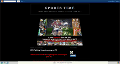 Desktop Screenshot of onlinesportstime.blogspot.com