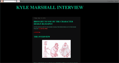 Desktop Screenshot of kyle-marshall-interview.blogspot.com